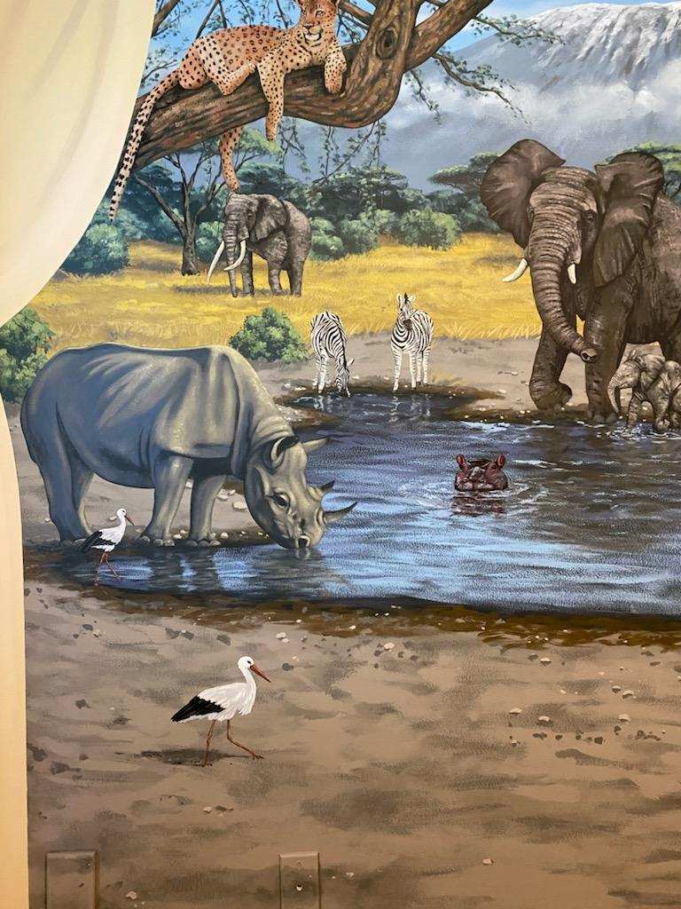 African Safari Mural 2