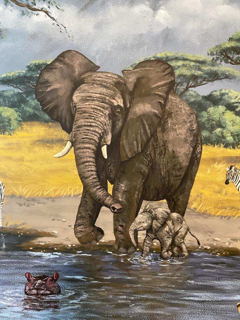 African Safari Mural 3