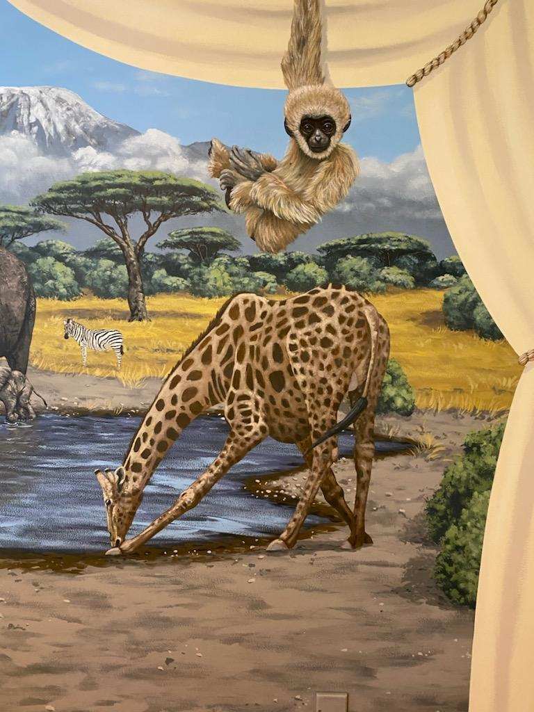 African Safari Mural 4