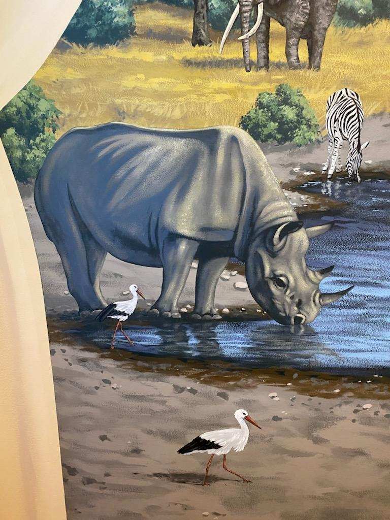African Safari Mural 7