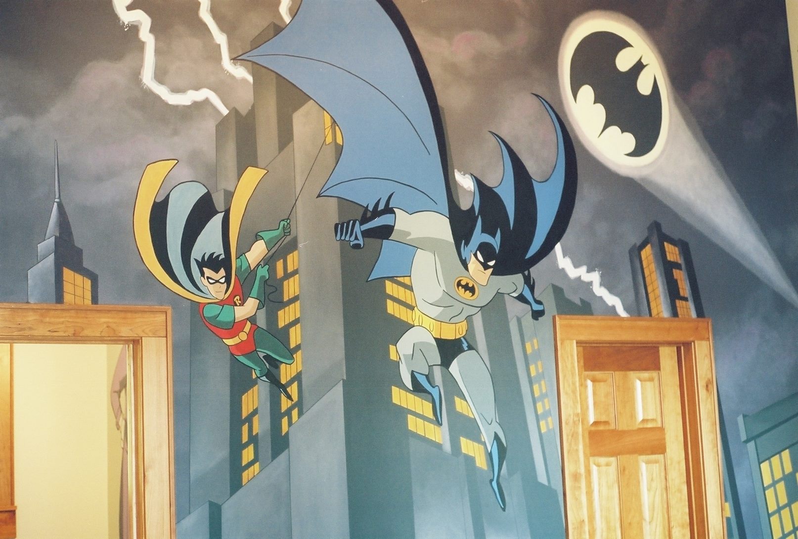Batman And Robin Mural 1