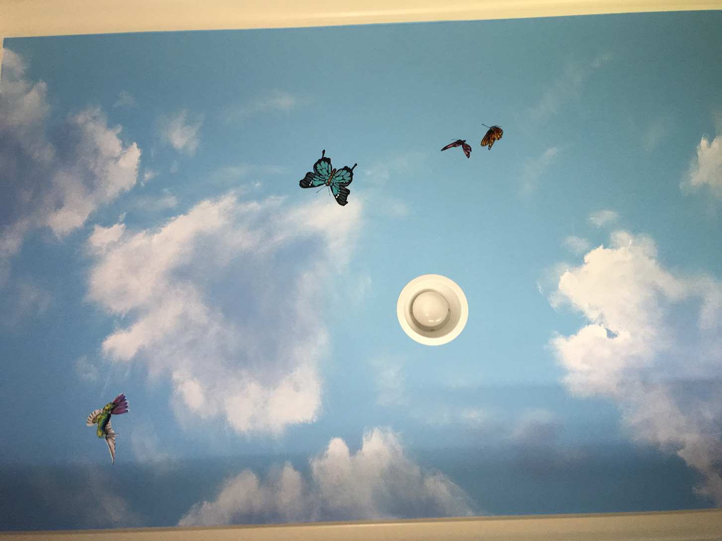 Birds And Butterflies Ceiling Mural 19