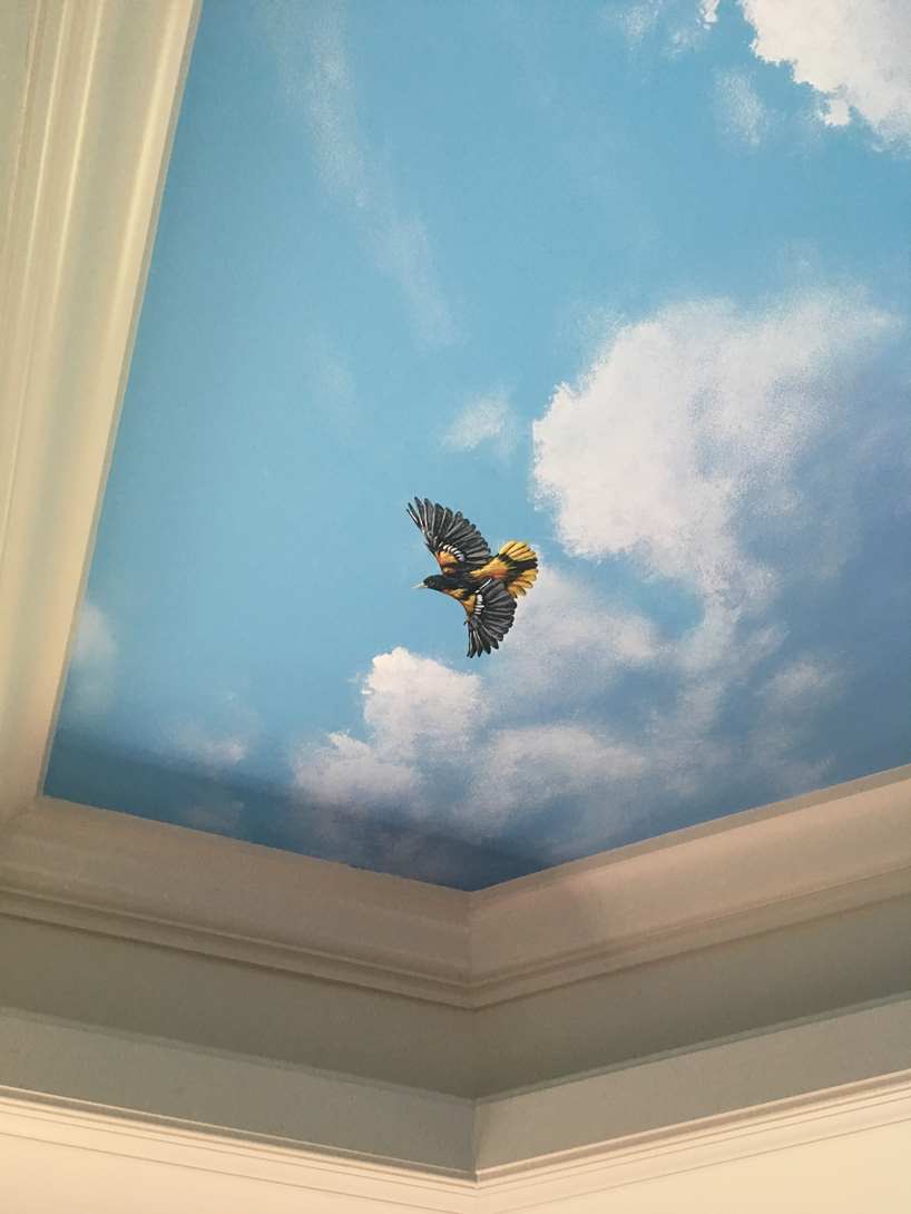Birds And Butterflies Ceiling Mural 3