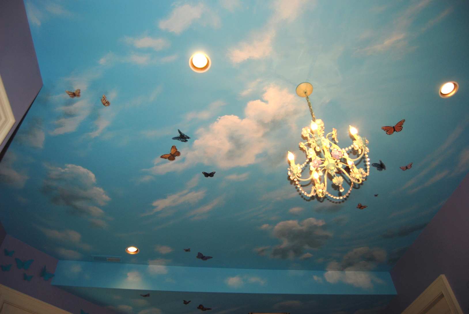 Butterfly Ceiling Mural 4 1