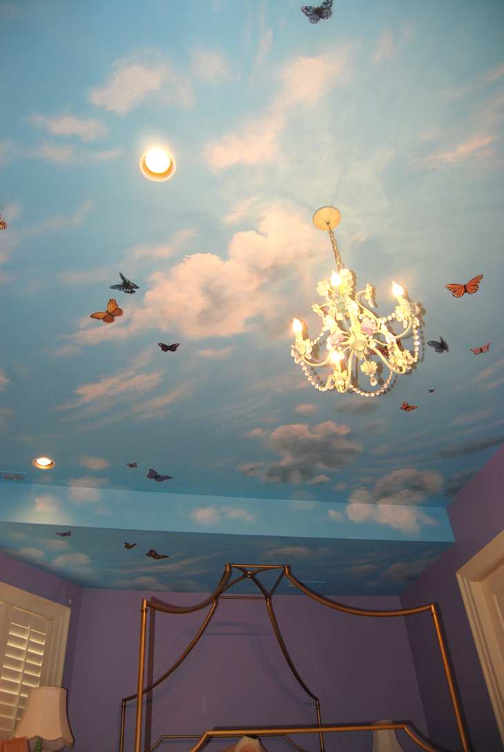 Butterfly Ceiling Mural 5 1