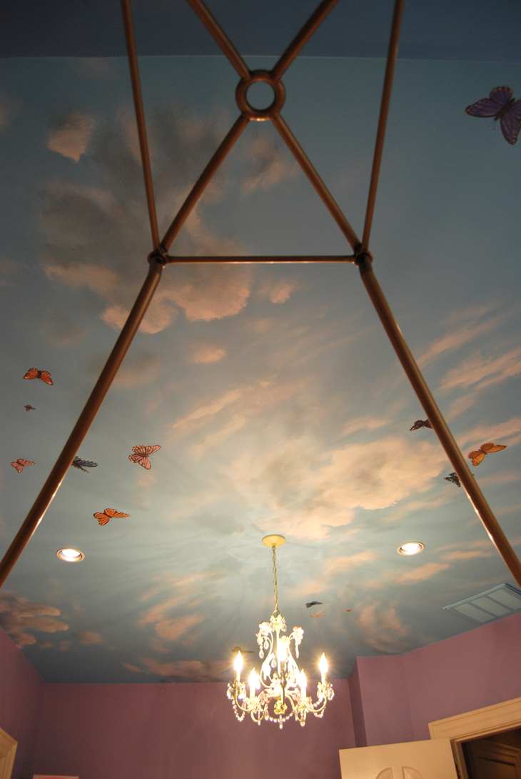 Butterfly Ceiling Mural 8 1
