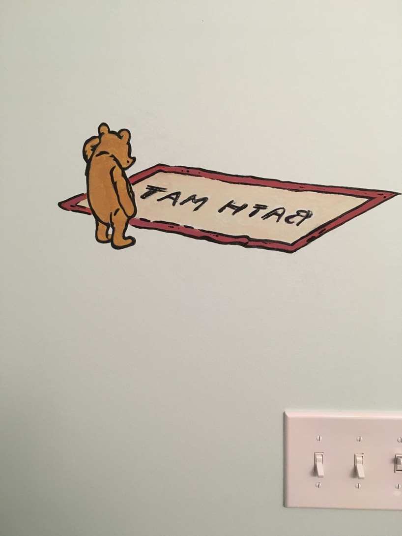 Classic Winnie The Pooh Mural 11
