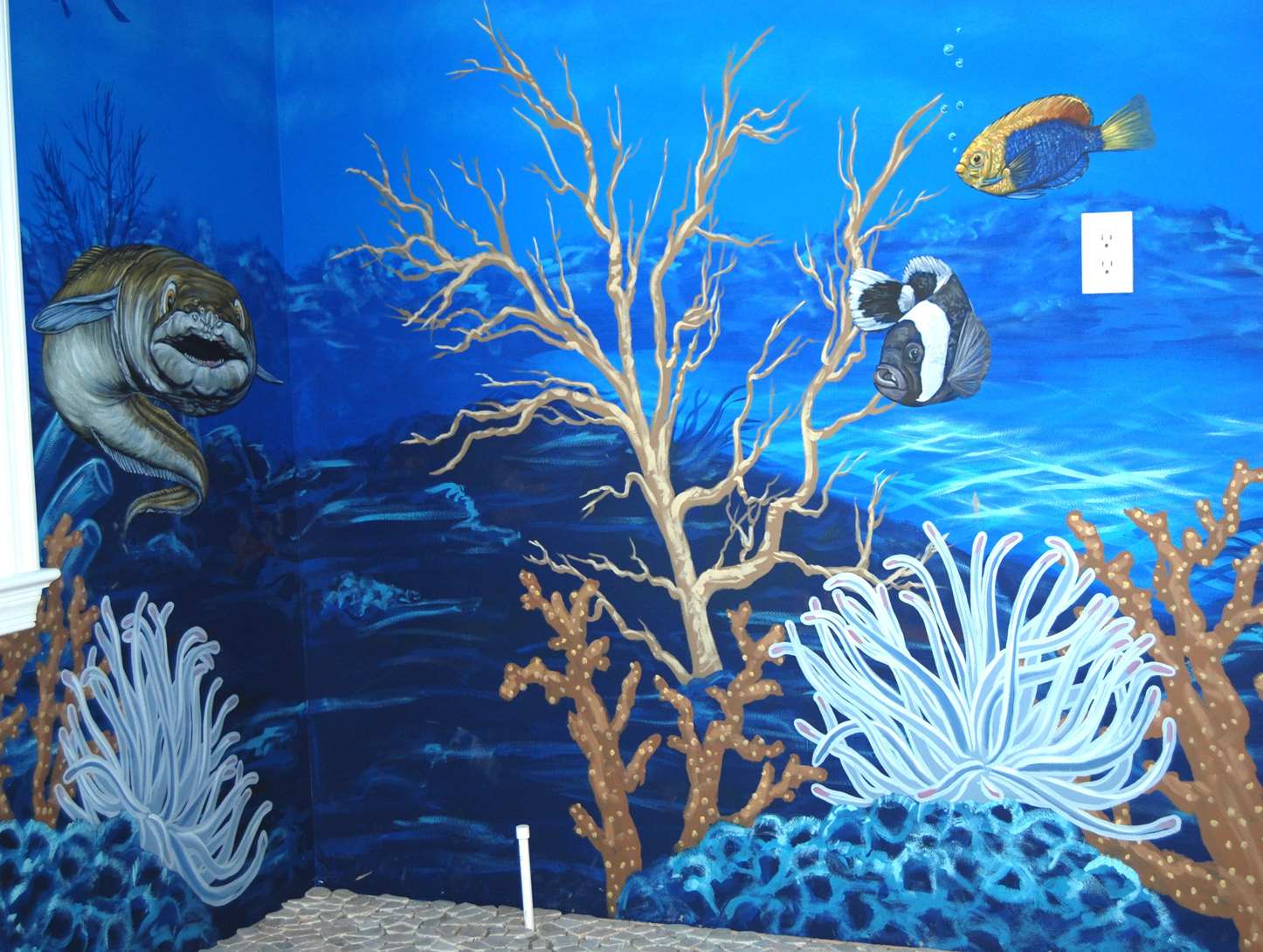 Coral Reef Dive Site Mural 1