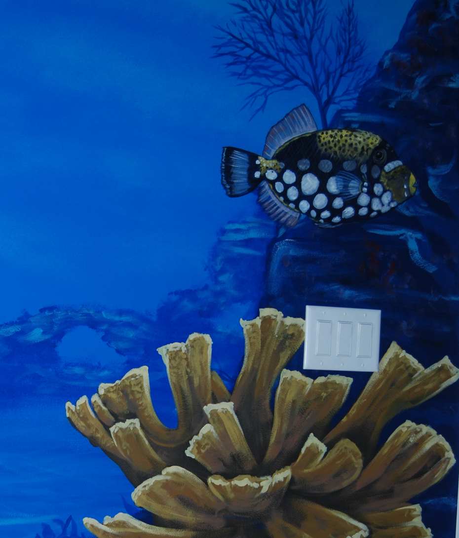 Coral Reef Dive Site Mural 38