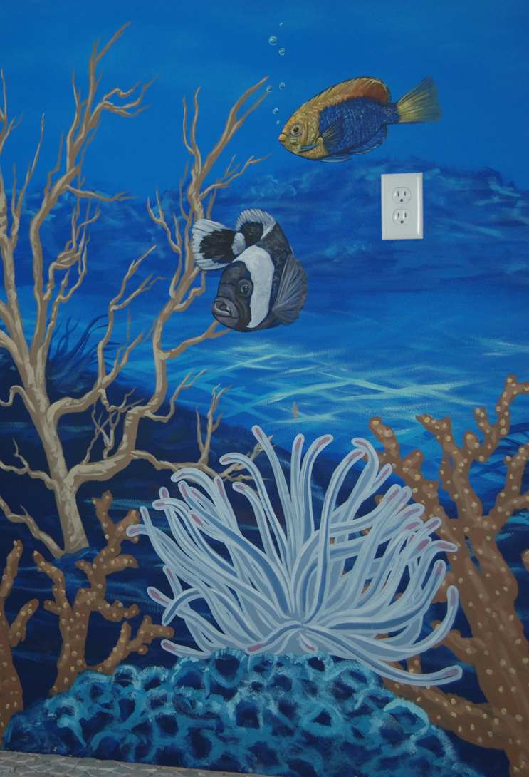 Coral Reef Dive Site Mural 7