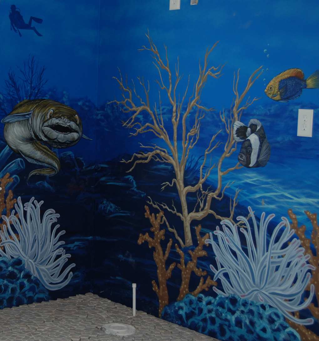 Coral Reef Dive Site Mural 8