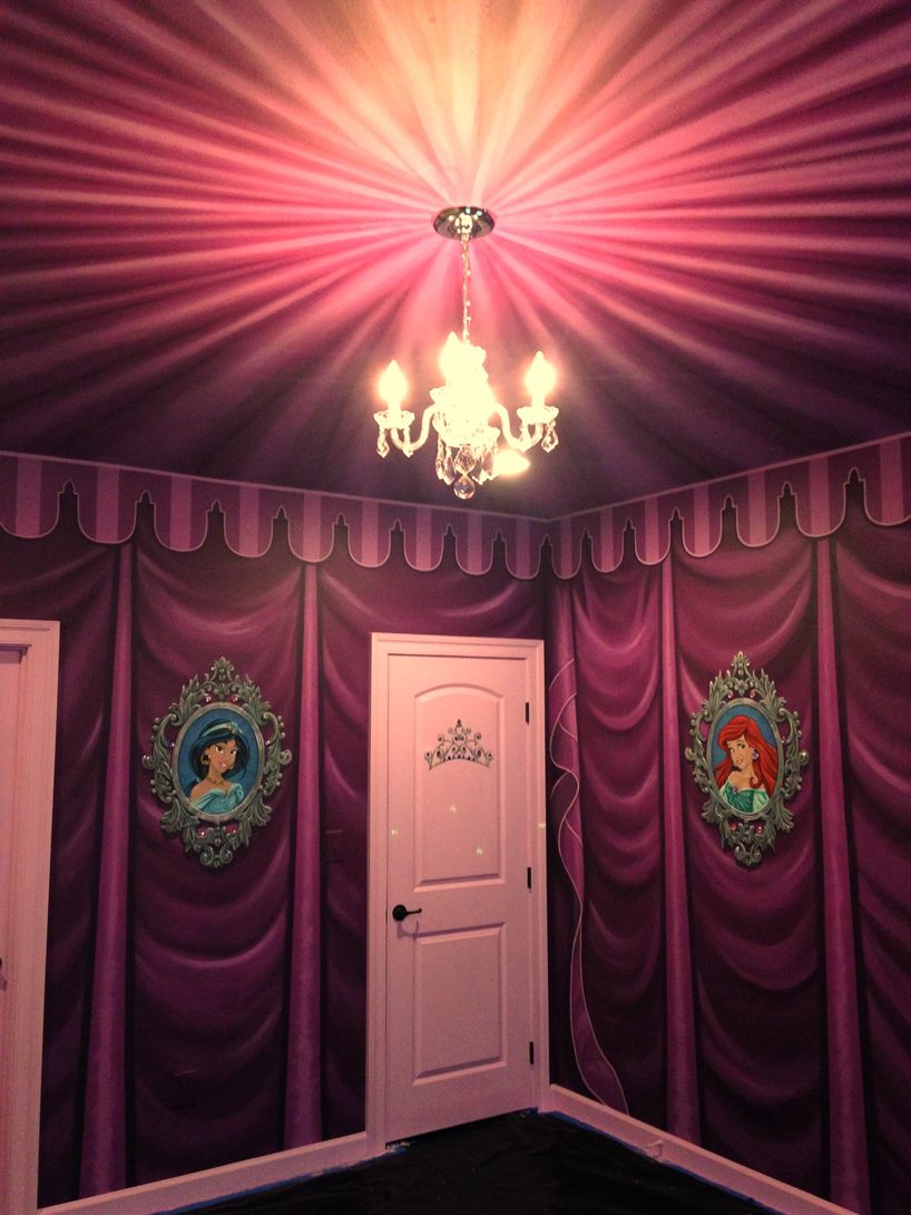 Disney Princess Tea Party Mural 6