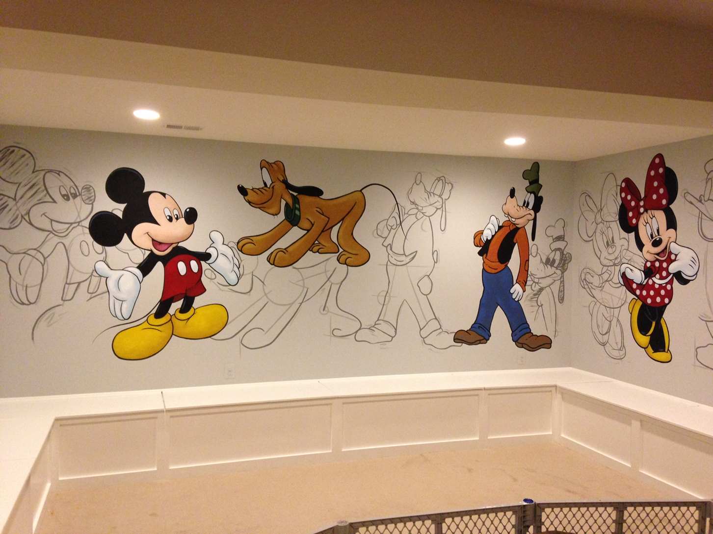 Disneys Mickey And Friends Mural 11