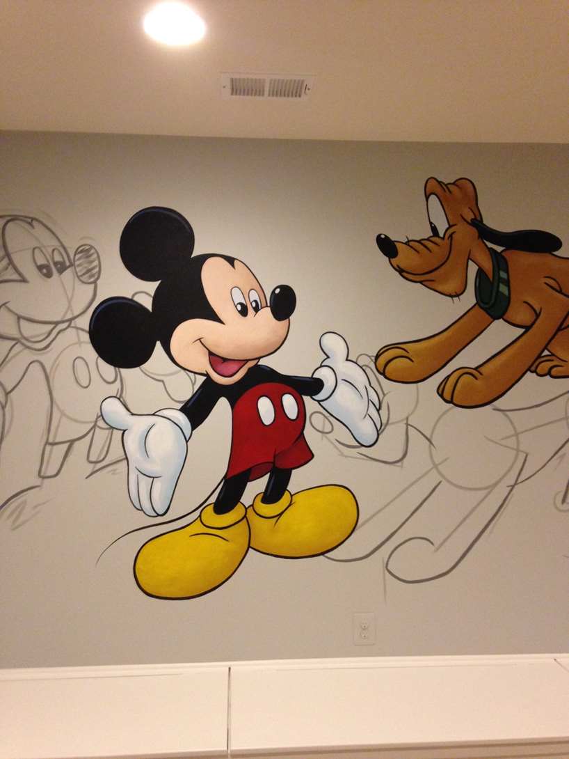 Disneys Mickey And Friends Mural 3
