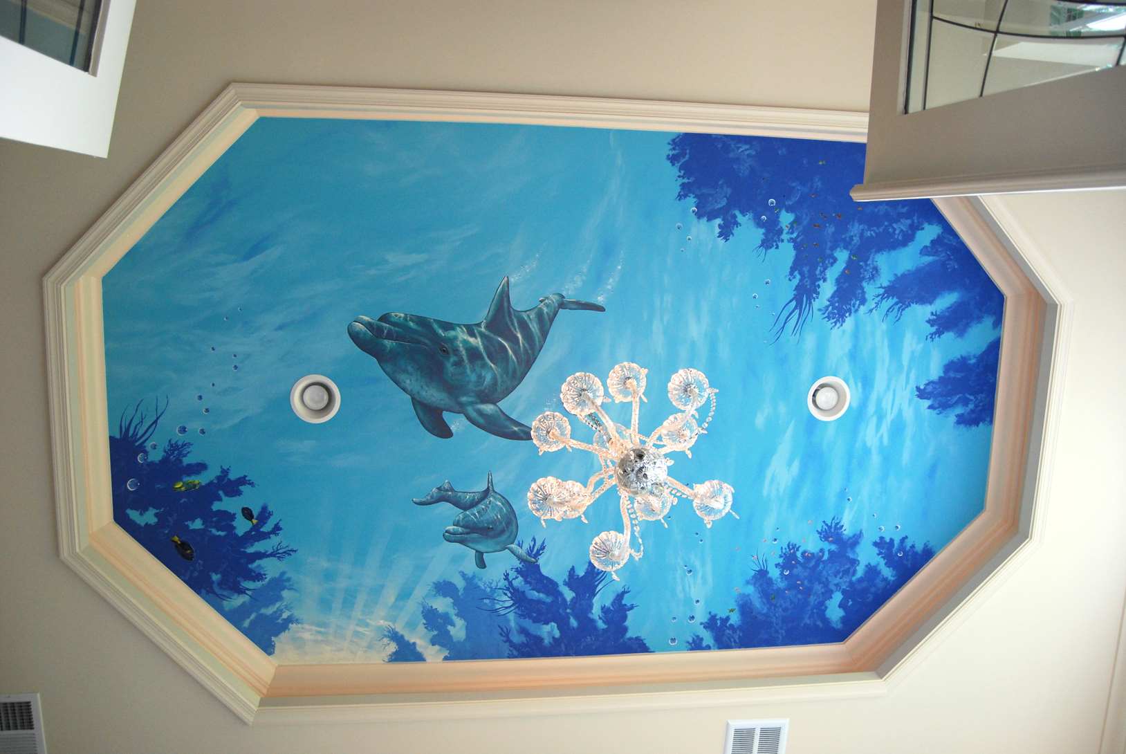 Dolphin Ceiling Mural 2