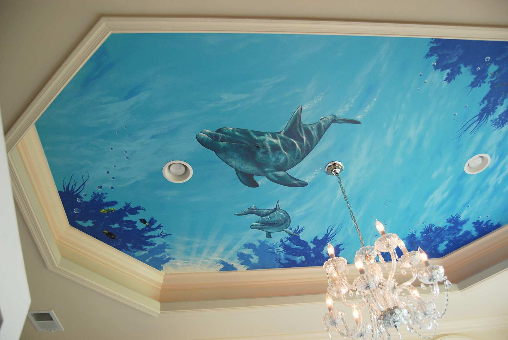 Dolphin Ceiling Mural 3