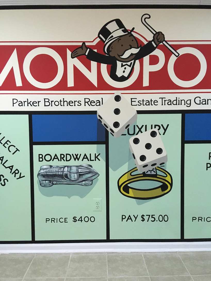 Monopoly Board Mural 2