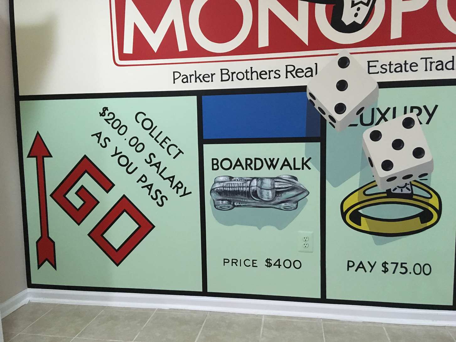 Monopoly Board Mural 3