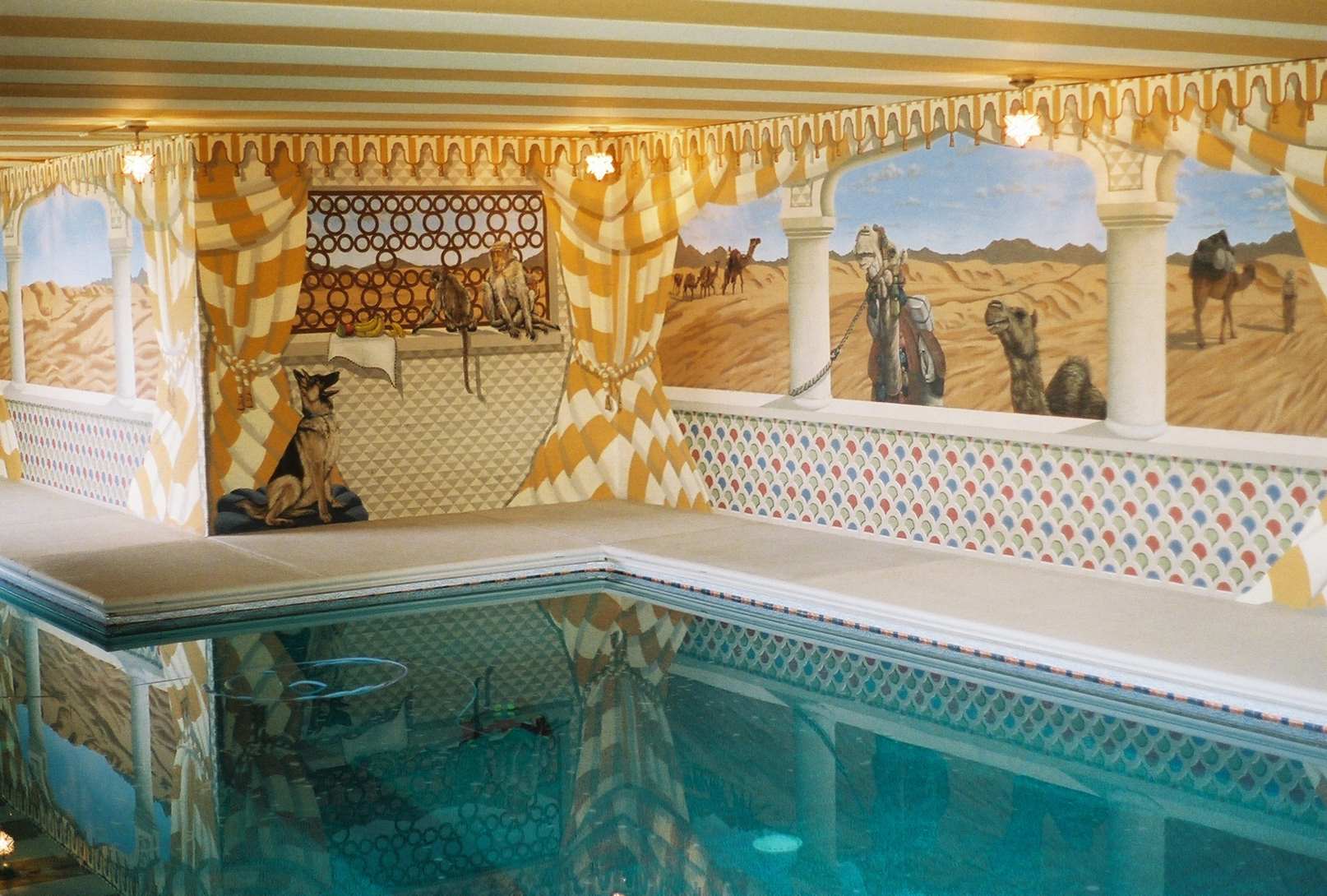 Moroccan Indoor Pool Mural 7