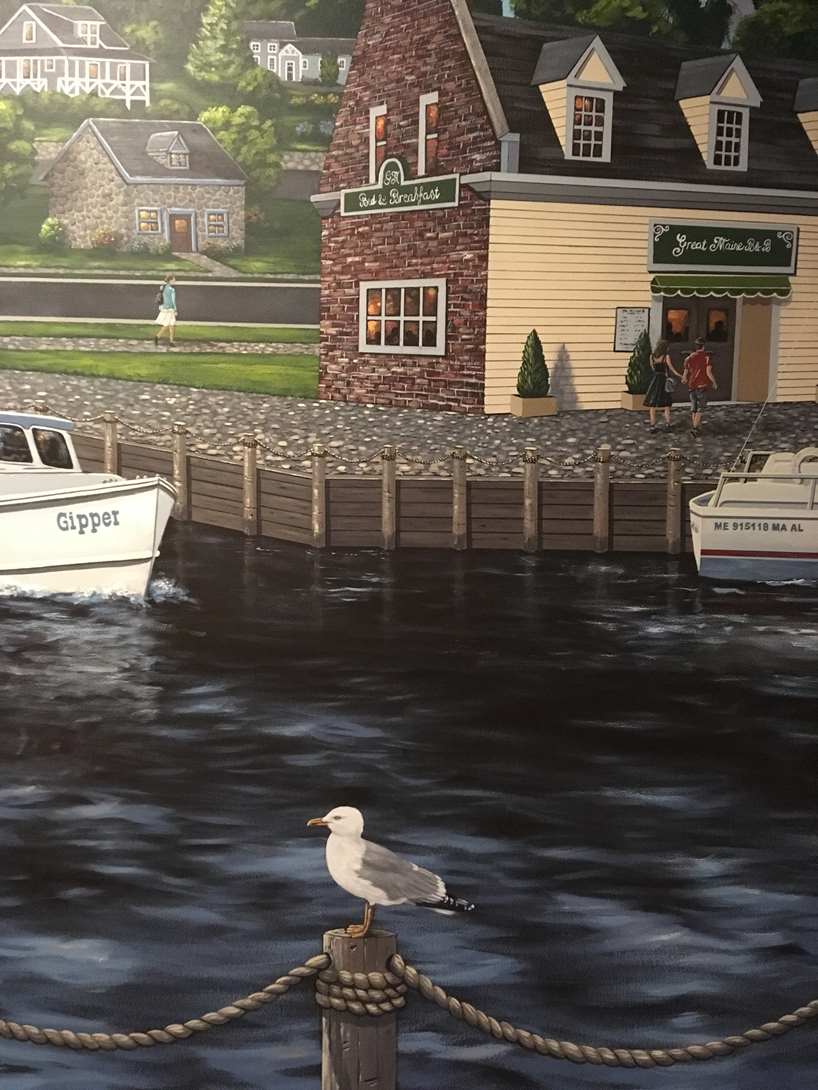 New England Harbortown Mural 15