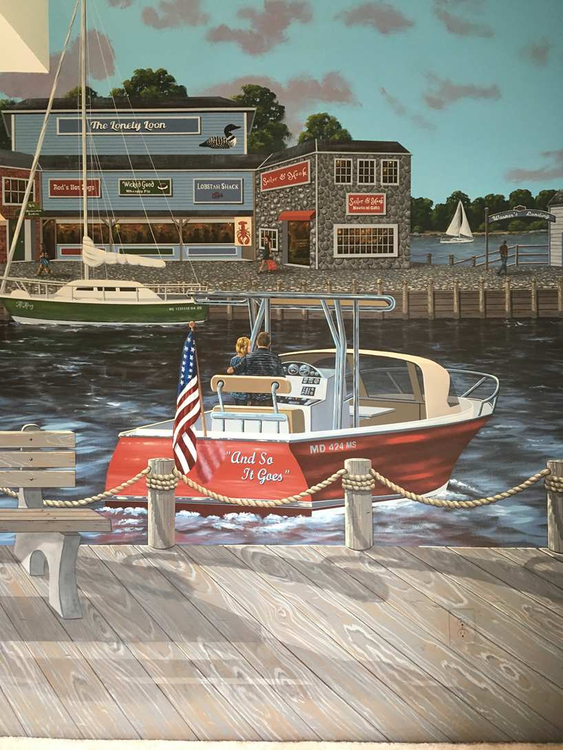 New England Harbortown Mural 17