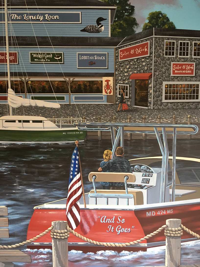 New England Harbortown Mural 18