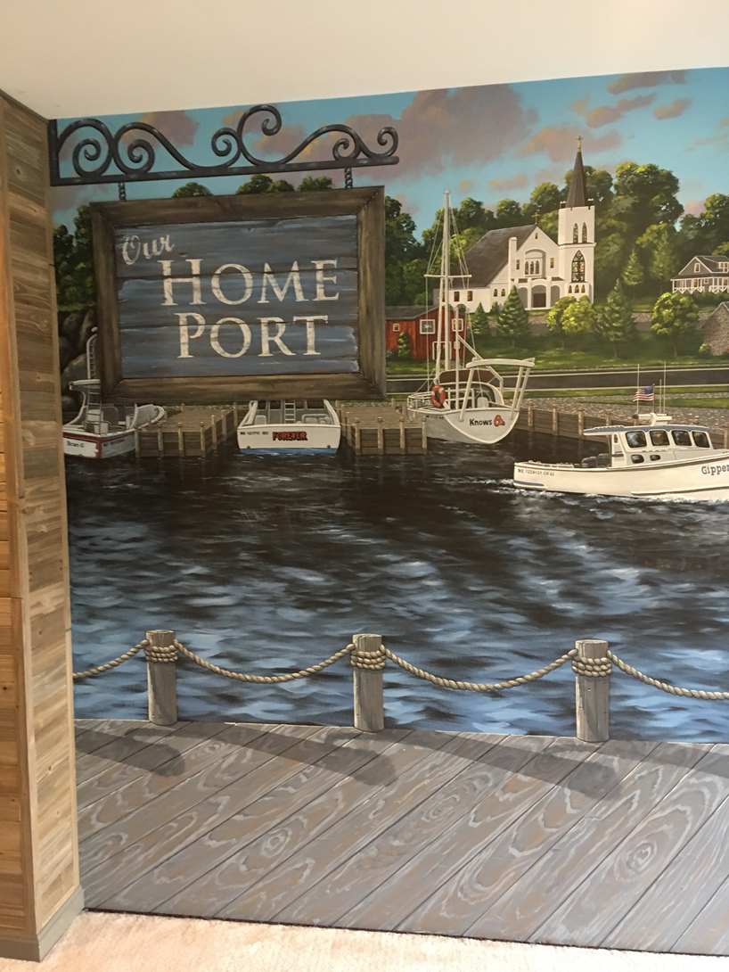 New England Harbortown Mural 25