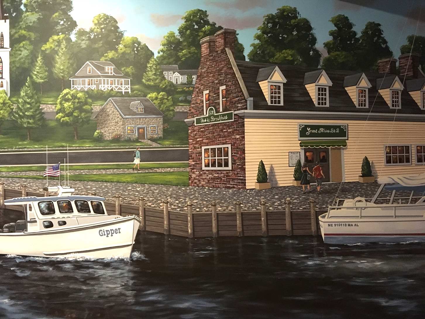New England Harbortown Mural 5