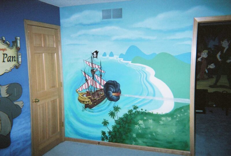 Peter Pan Mural Mural Art