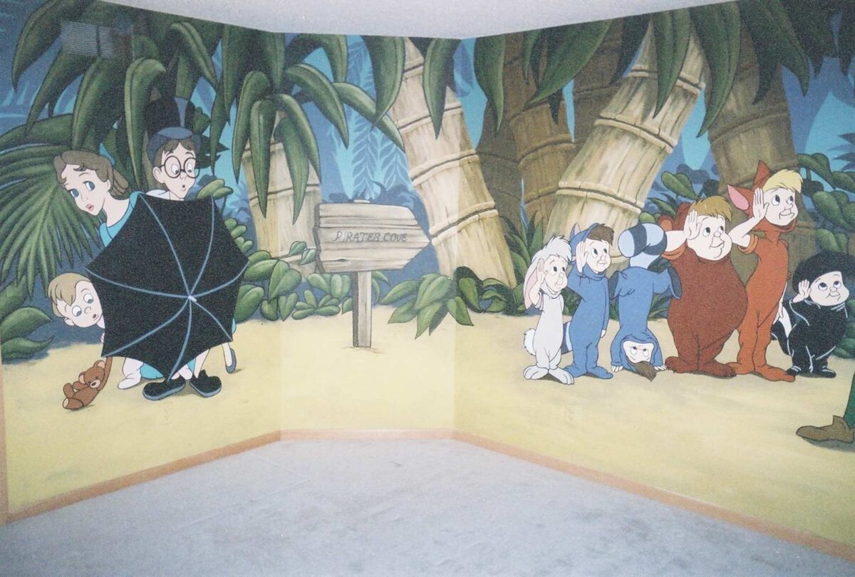 Peter Pan Playroom Mural Mural Art