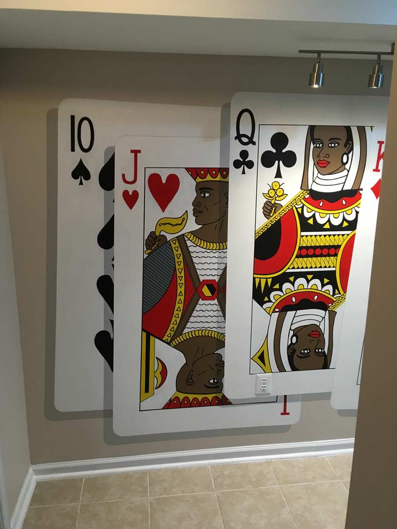 Poker Cards Mural 11
