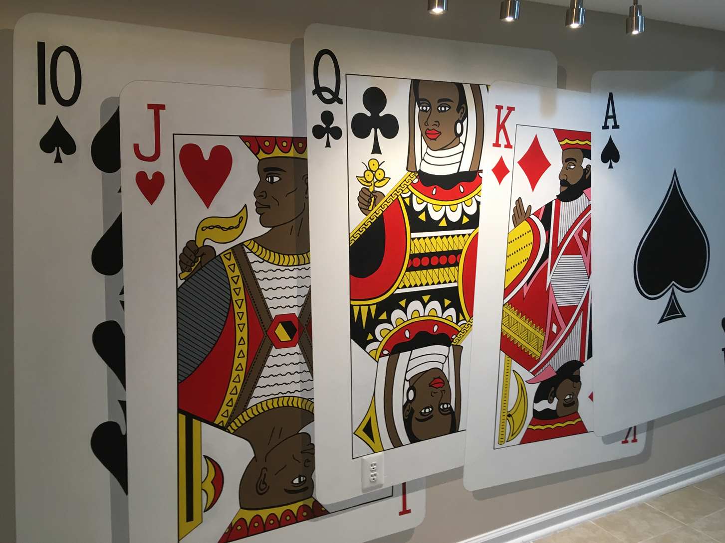 Poker Cards Mural 8