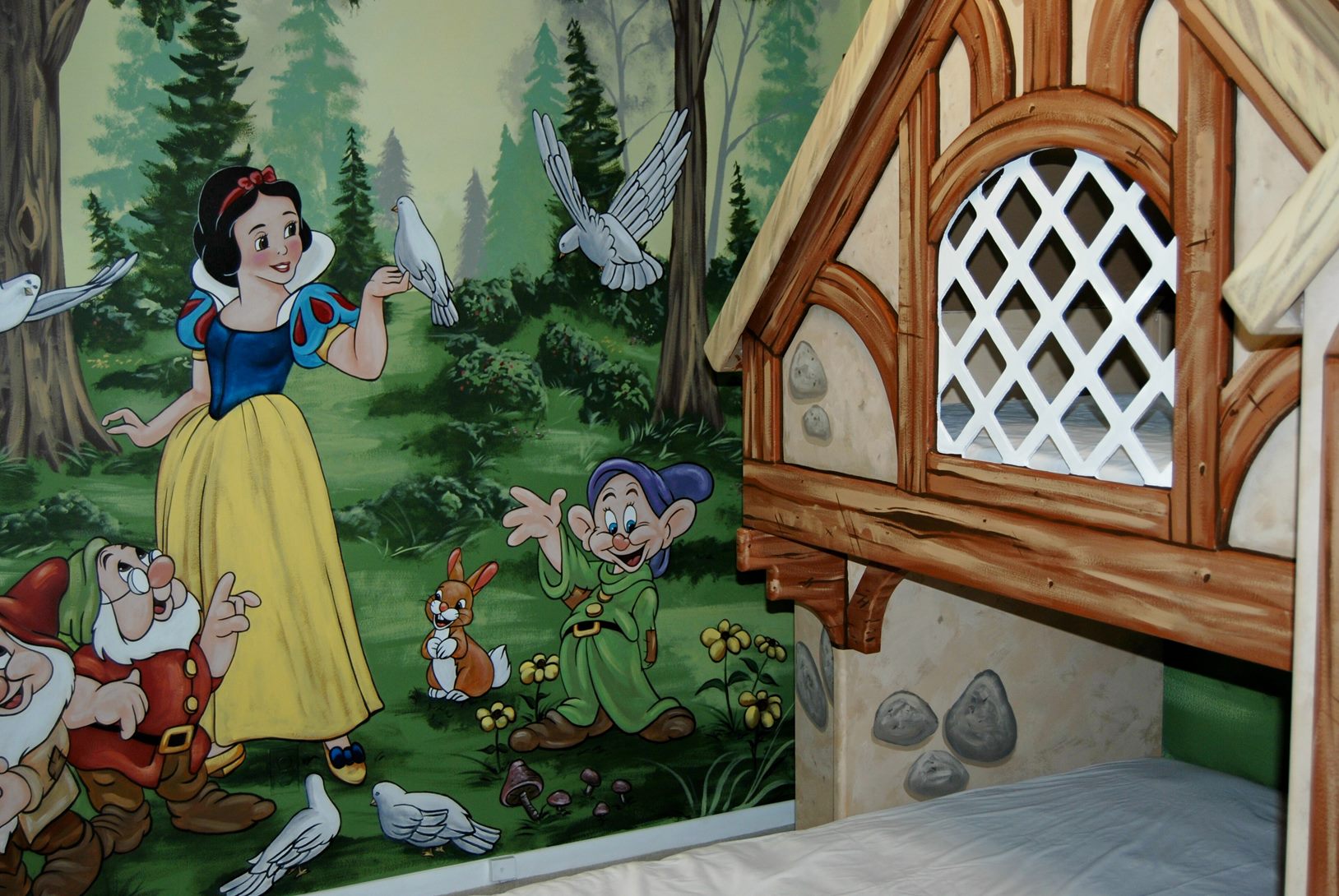Snow White Forest Mural 10