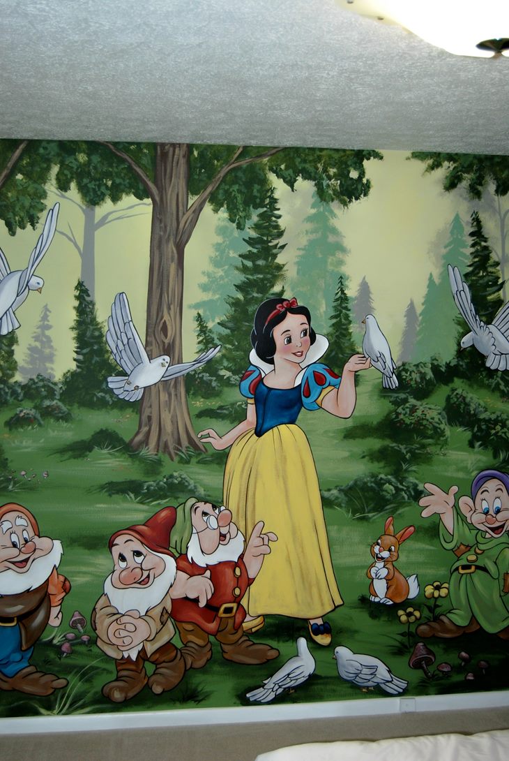 Snow White Forest Mural 7