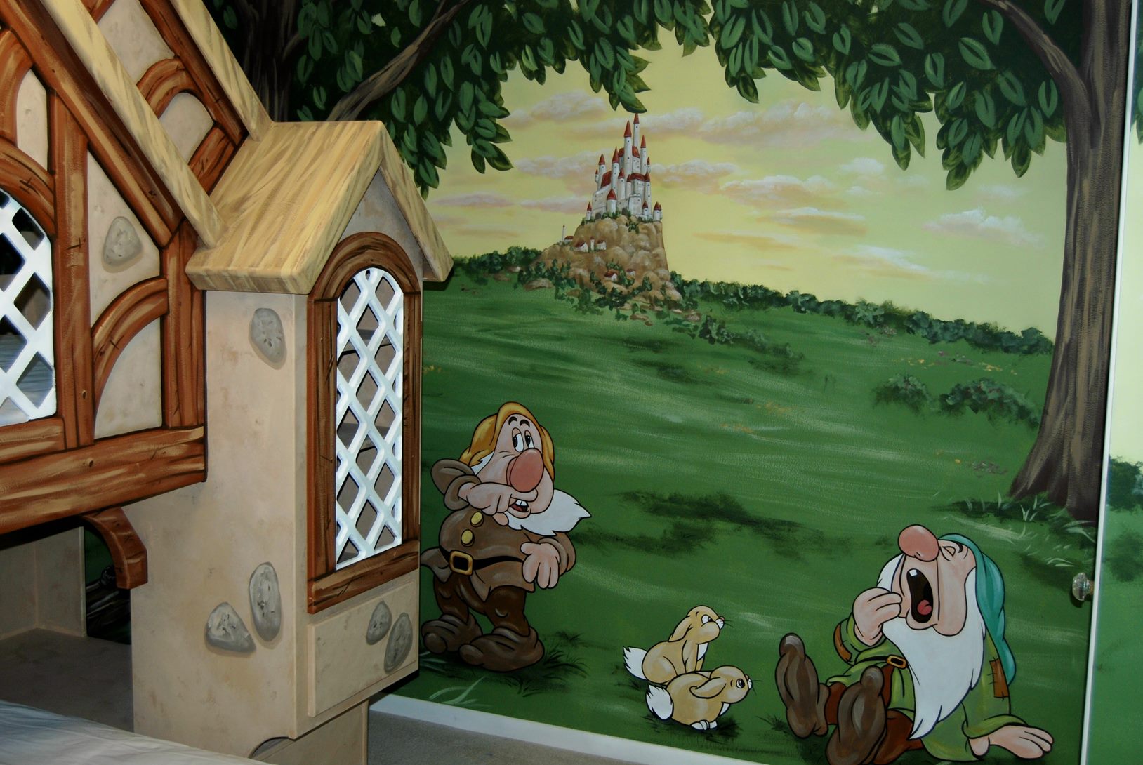 Snow White Forest Mural 9