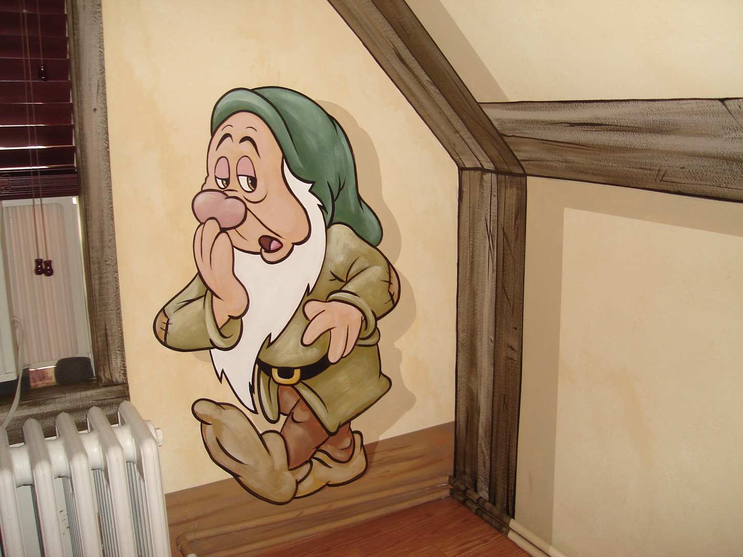 Snow White And The Seven Dwarfs Cottage Mural 24