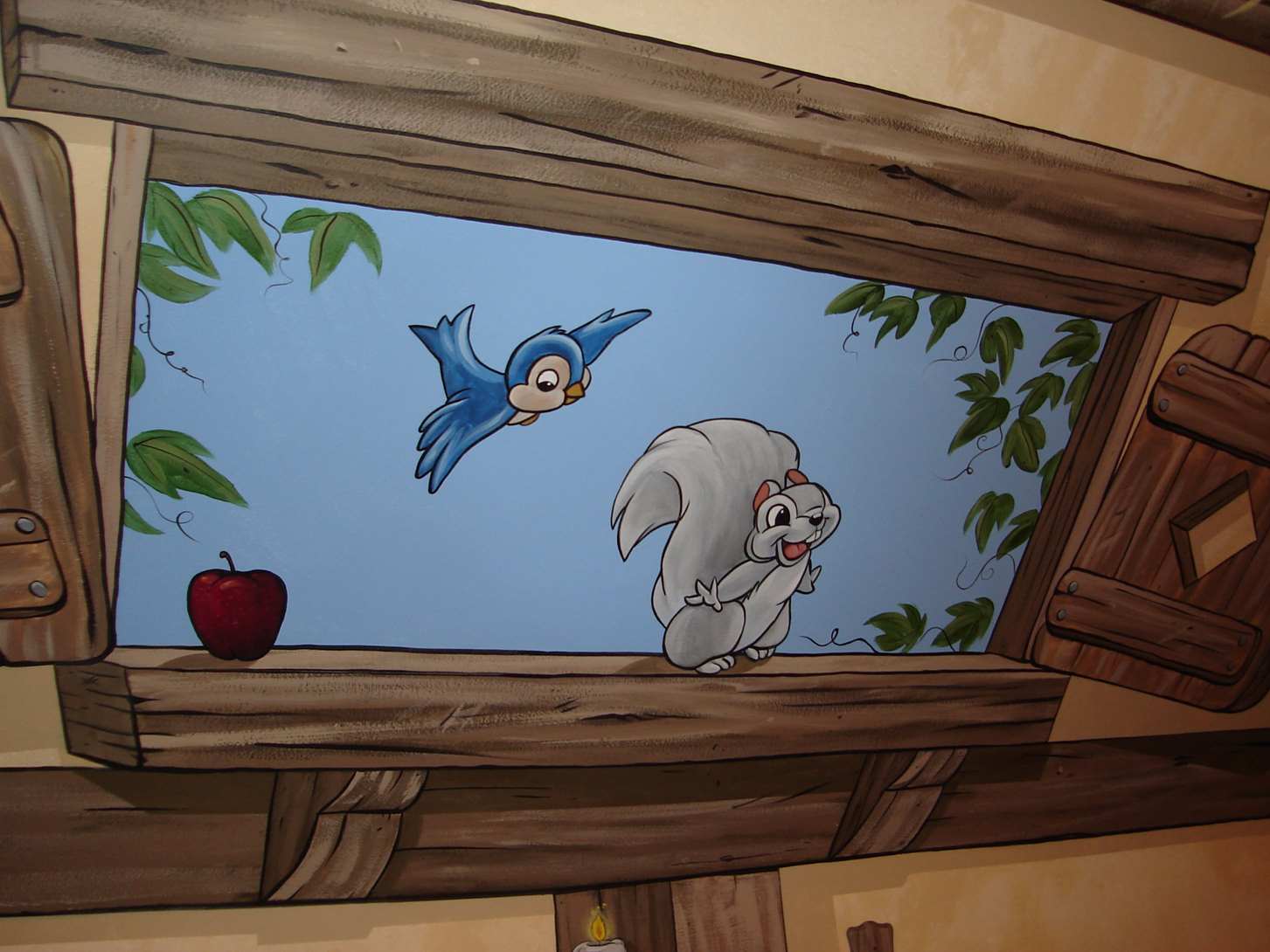 Snow White And The Seven Dwarfs Cottage Mural 37