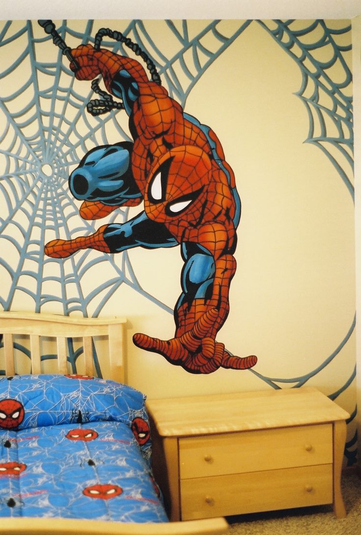 Spider Man And Villains Mural 11