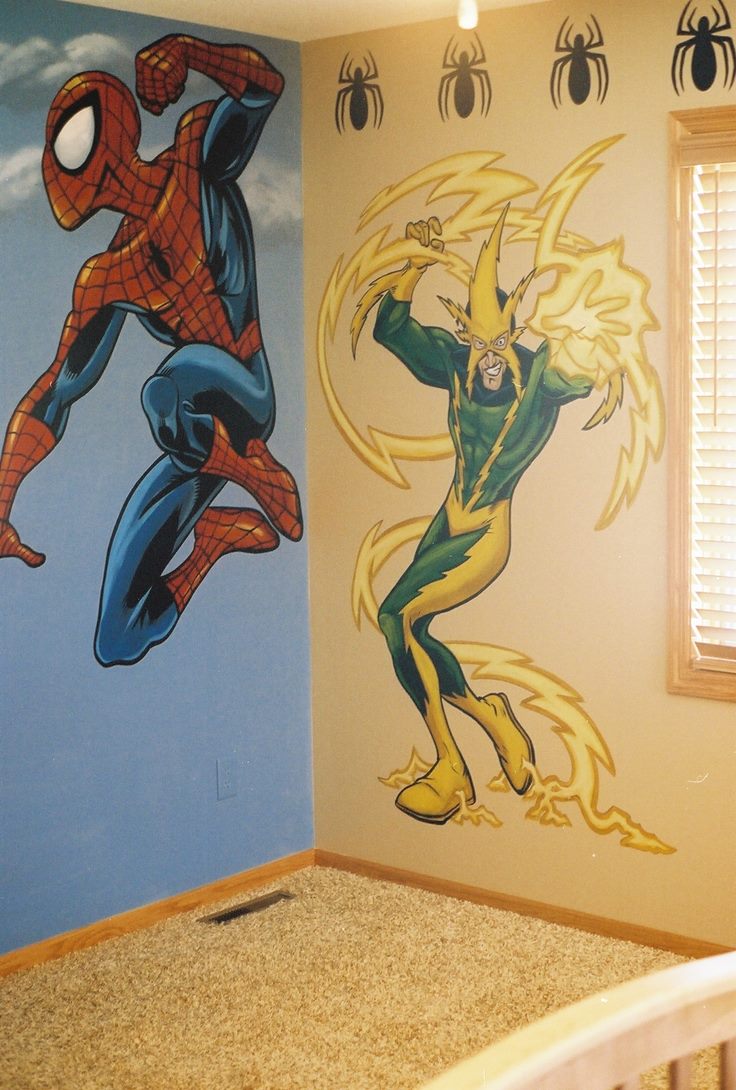 Spider Man And Villains Mural 9