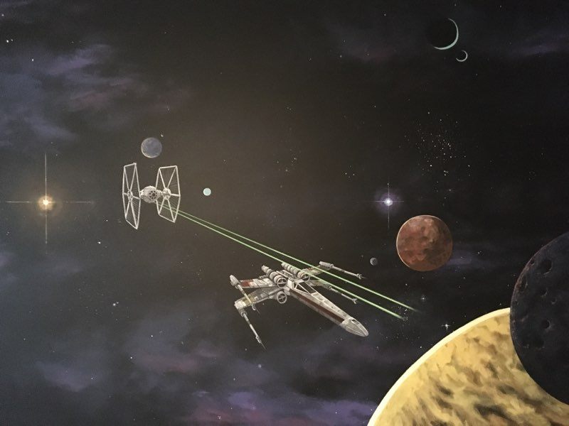 Star Wars Ship Mural 10