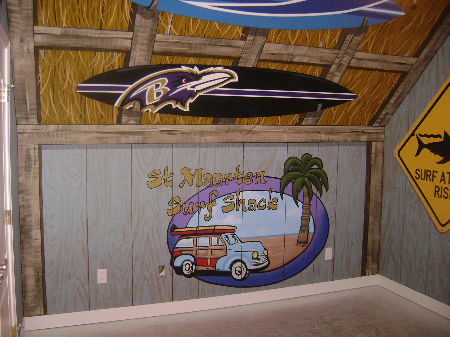 Surf Shack Mural 14