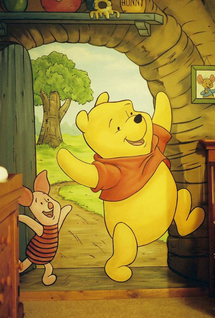 Winnie The Pooh House Mural 10