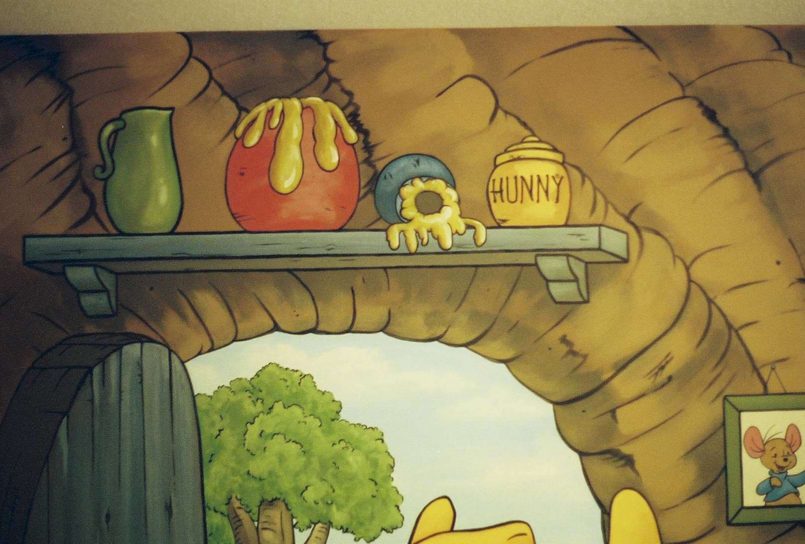 Winnie The Pooh House Mural 11