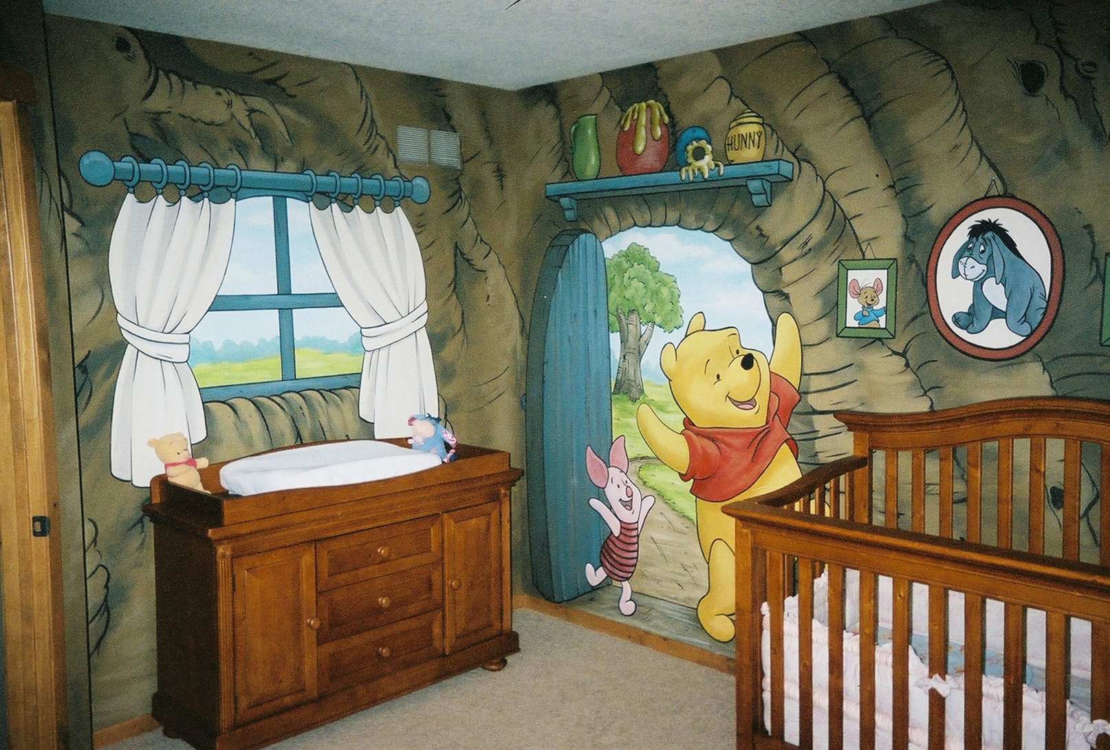 Winnie The Pooh House Mural 17
