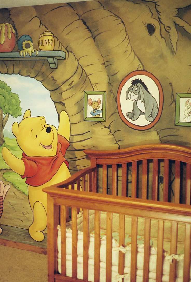 Winnie The Pooh House Mural 5