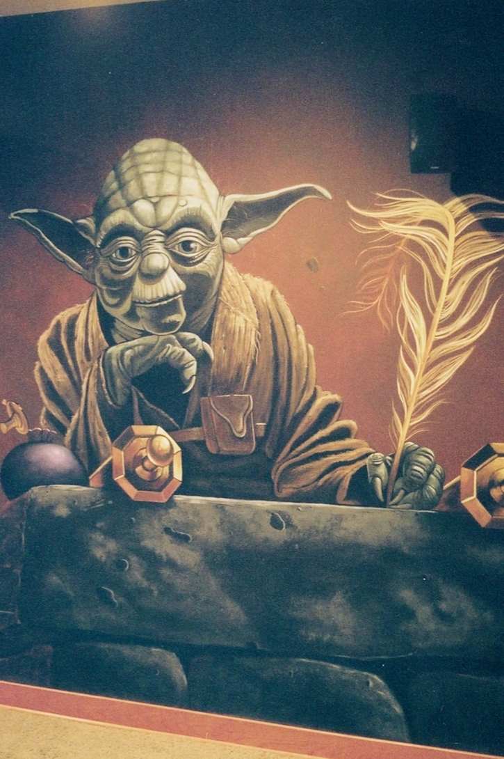 Yoda Mural 4